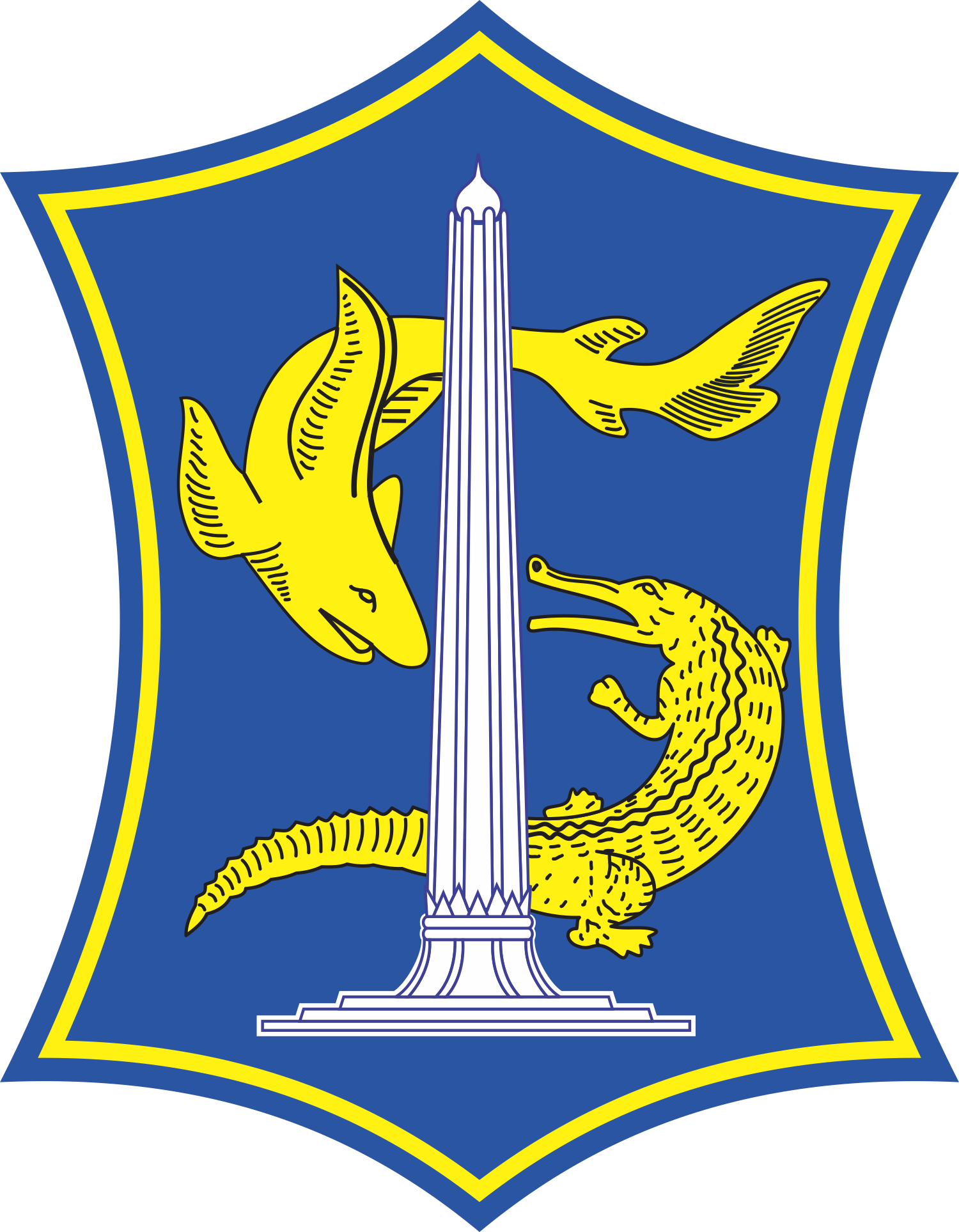 Lambang Kota Surabaya, Jawa Timur