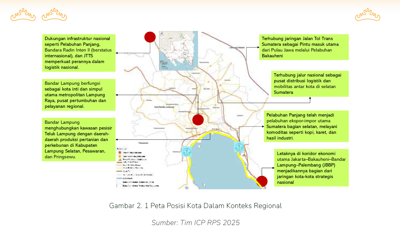 Peta Posisi Kota Dalam Konteks Regional