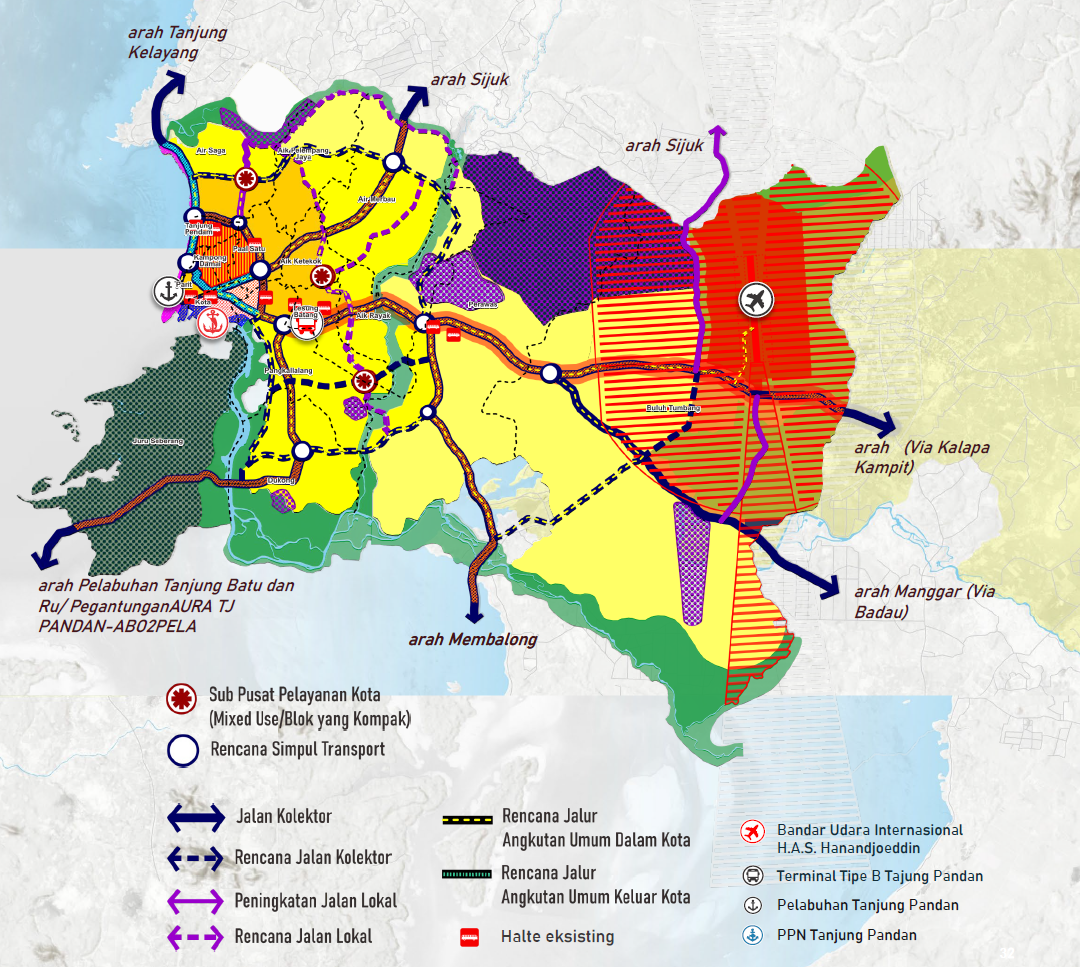 Peta Posisi Strategis Belitung