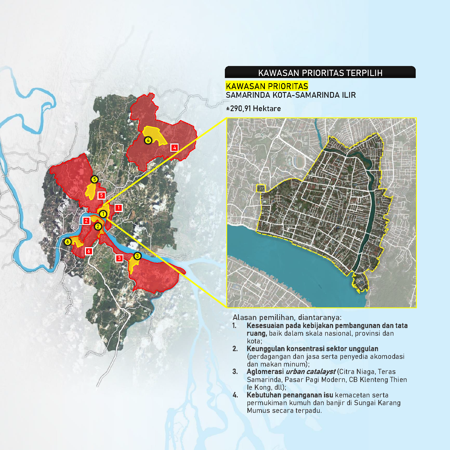 Peta Kawasan Prioritas Terpilih